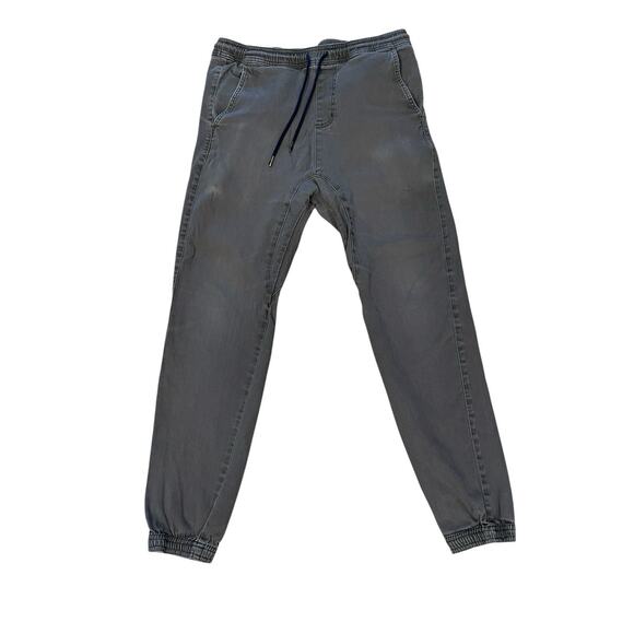 Charles And A Half -Men’s XL Green Jogger Pants Elastic Drawstring Tapered Leg - Picture 1 of 14